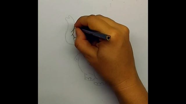 Как нарисовать мультяшного слоника смотреть онлайн