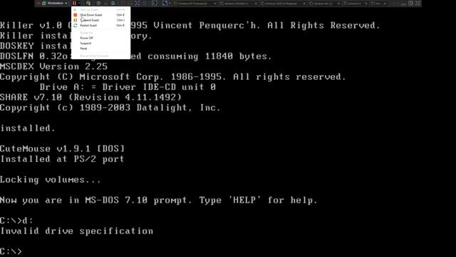 СТРИМ, Установка Windows 98 на VMware смотреть онлайн