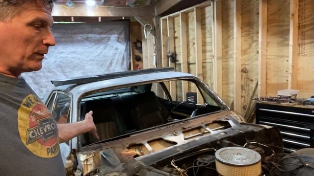 1968 Chevy II Nova rust repair on the upper dash panel смотреть онлайн