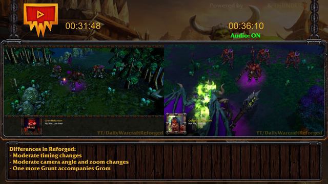 Warcraft 3: Reforged vs Classic Cutscene Comparison #86 - The Hunter of Shadows 4/4 смотреть онлайн