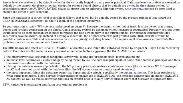 Databases: What is the purpose of the database 'owner'? (2 Solutions!!) смотреть онлайн