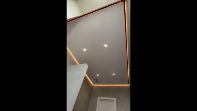 Установка натяжного потолка немецкого премиум качества Bauf смотреть онлайн