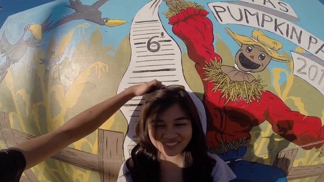 Lifting Pumpkin's At Pa's Pumpkin Patch