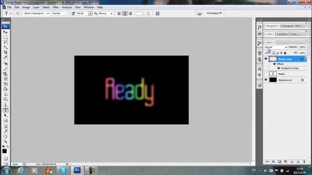 PHOTOSHOP CS3 "NEON" Text Effect смотреть онлайн