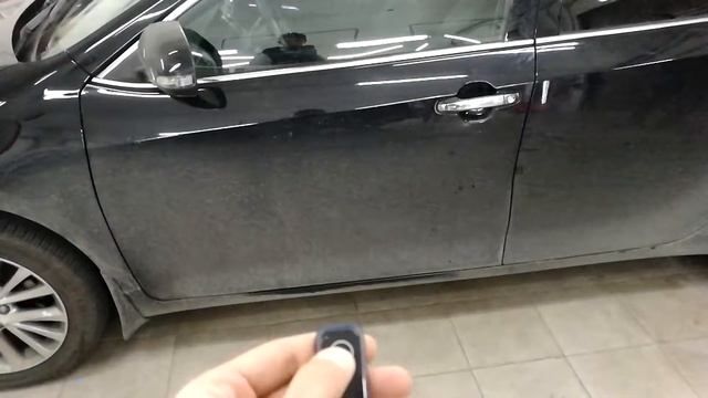 Сигнализация StarLine S96 BT GSM. Toyota Camry V50 2015.