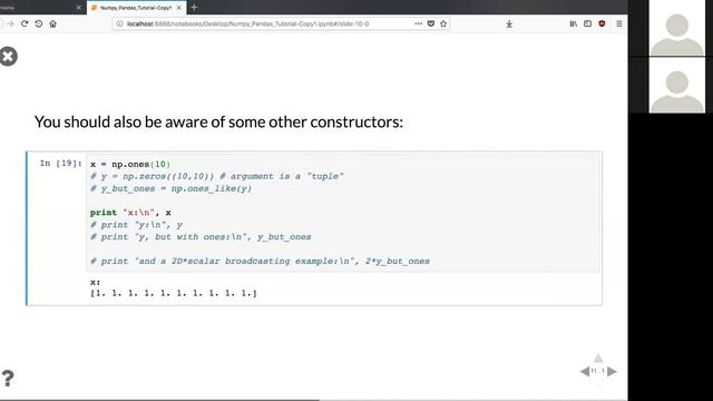 Python coding tutorial 3 - Data Manipulation w. Numpy and Pandas смотреть онлайн