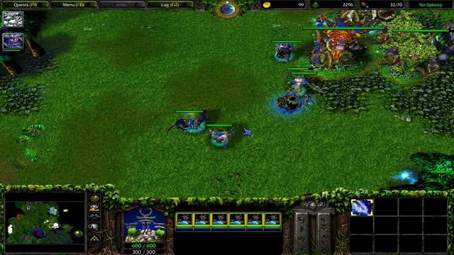 Warcraft 3 - Reign of Chaos - Hard Campaign Walkthrough - Night Elf 04 - The Druids Arise смотреть онлайн