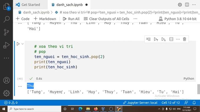 List trong Python, Bước đầu tìm hiểu cặn kẽ , Học Python bằng Tiếng Việt смотреть онлайн