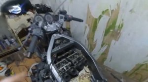 Kawasaki ZZR 400 замена цепи ГРМ. ЛайфХак.