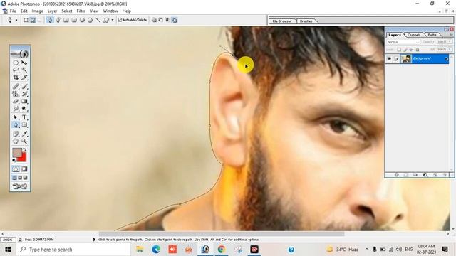 How to use Pen Tool Photoshop 7.0 || By Ronak Gupta смотреть онлайн