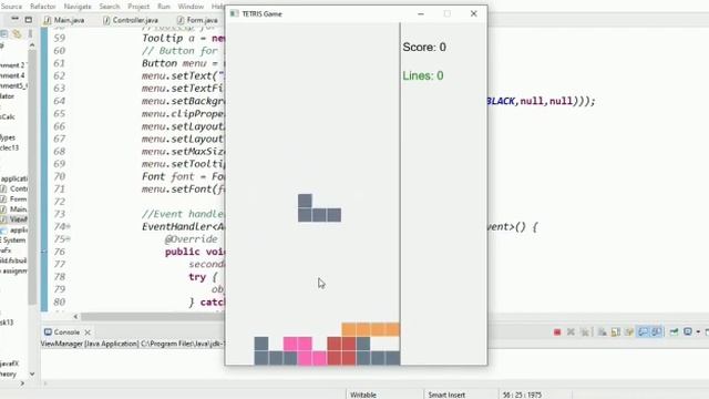 Tetris Game In Java and Javafx | Tetris Game | Java | Javafx смотреть онлайн