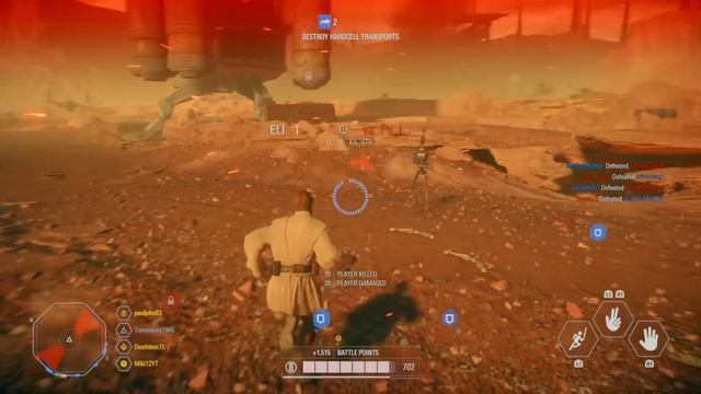 63 Obi-Wan Kenobi Gameplay/Killstreak - Star Wars Battlefront 2 смотреть онлайн