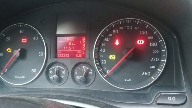 VW GOLF 5 Reset TRIP COUNTER смотреть онлайн