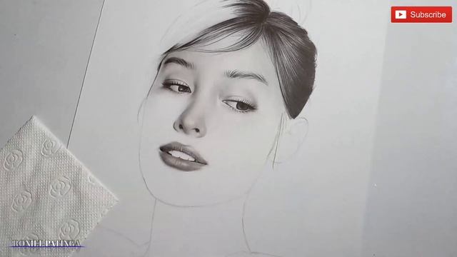 Realistic Portrait Drawing | LIZA SOBERANO | with Graphite Pencil смотреть онлайн