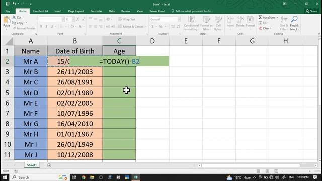 What if I don't have DATEDIF Function in my Excel || My Excel Doesn't have DATEDIF Formula || смотреть онлайн