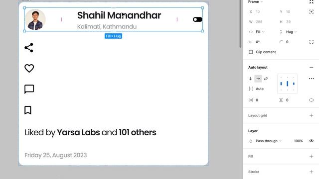 Adding Fill Container and Space Between - Mastering Card Design in Figma: Part 2 смотреть онлайн