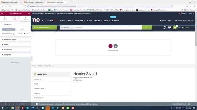 Enable Sticky Menu Using Elementor in WordPress | WPThemeGo смотреть онлайн