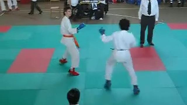 Finale Torneo 1° Trofeo Di Beinasco Dario (ao-blu) Vs XXX (aka-rosso) Karate Kumite