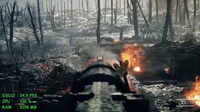 GeForce GTX 1060 -- Intel Celeron G3900 -- Battlefield 1 Benchmark смотреть онлайн