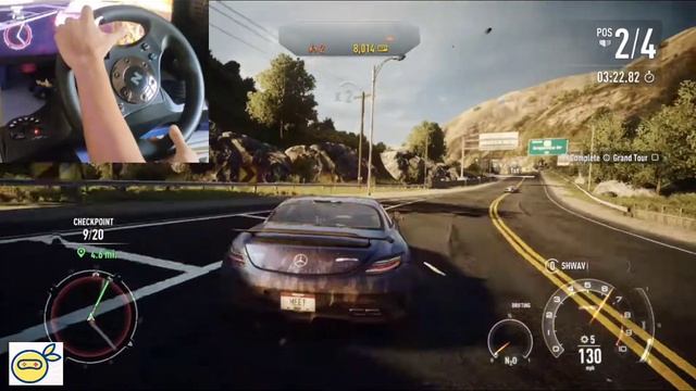 Mercedes – Benz SLS AMG Black series Dangerous Racing (Nitho drive pro v16) NFS Rivals PC gameplay смотреть онлайн