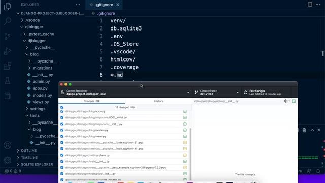 How to Git Commit | Django Project | djblogger | 18 смотреть онлайн