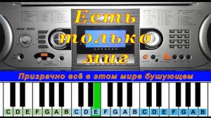Есть Только Миг (cover)  | Piano Табы