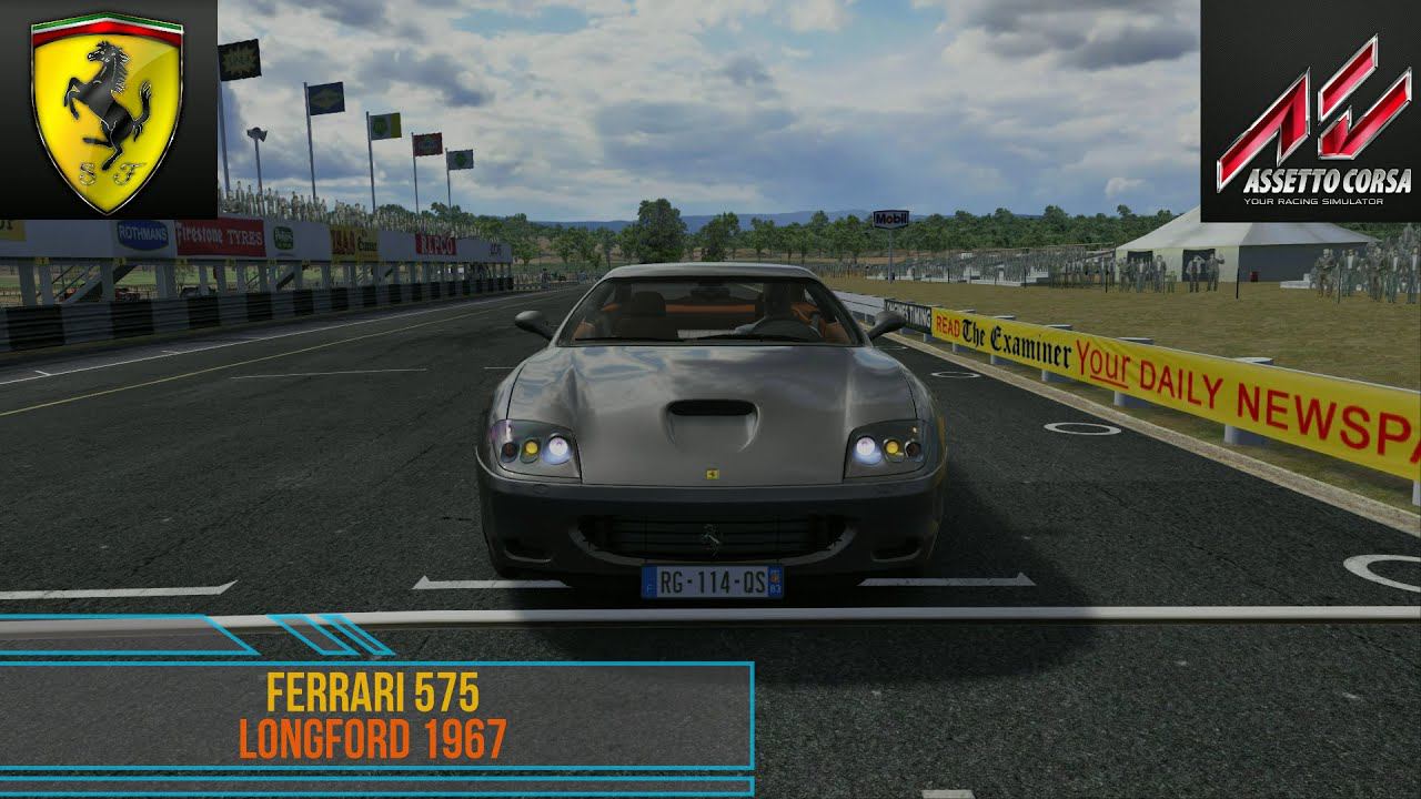 Ferrari 575M Maranello - Longford 1967 | Assetto Corsa. смотреть онлайн