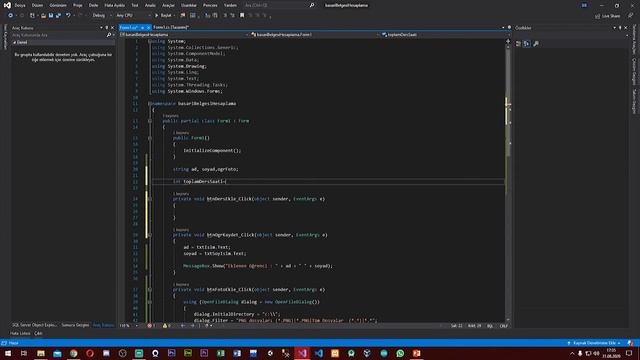 C# İle Takdir Teşekkür Belgesi Hesaplama | Global Değişkenler | OpenFileDialog | DataGridView смотреть онлайн