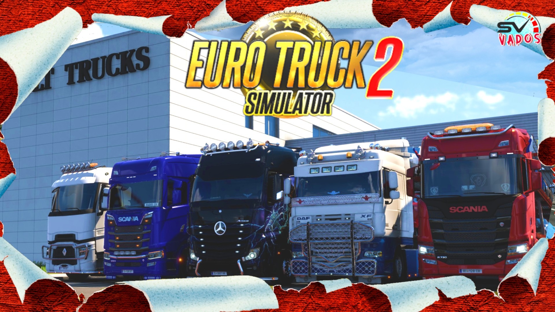 ✅Euro Truck Simulator ?КОНВОЙ SV СВОИ ЛИНИИ смотреть онлайн