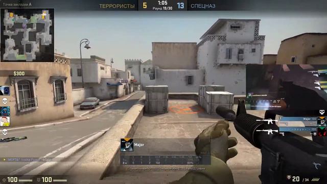 CS:GO Читер забанен, а мы продолжаем играть! HACKER BANNED!!!! смотреть онлайн