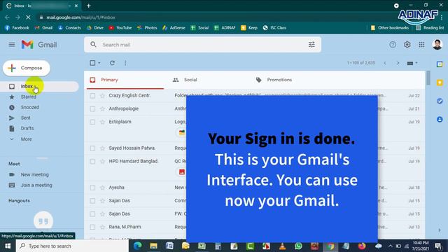 How to Sign in Gmail/Google Account | Gmail Sign in | Google Login | Google Sign in | ADINAF Orbit смотреть онлайн