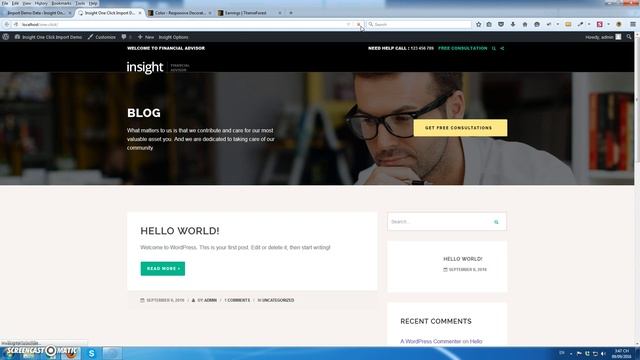 Insight One Click Import Demo Content смотреть онлайн