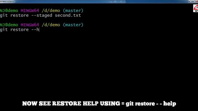 #12 HOW TO UNSTAGE THE STAGED FILE IN GIT смотреть онлайн