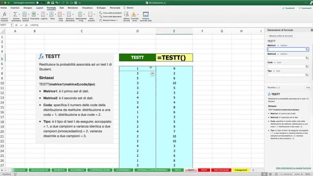 Come usare la funzione TESTT [Excel #251] смотреть онлайн