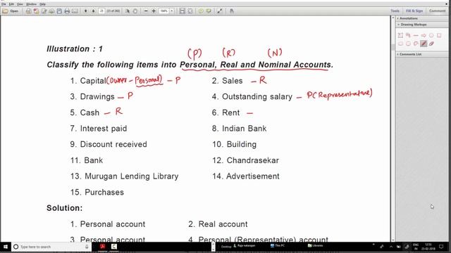 Personal Real and Nominal Account Classification (தமிழ்) смотреть онлайн