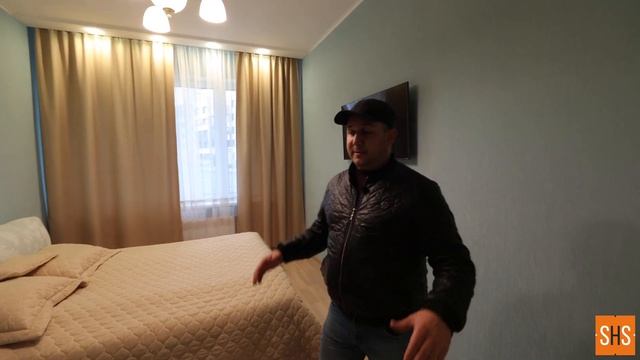 SHS. Готовый проект 1 коматной в ЖК "Жемчужный берег" смотреть онлайн