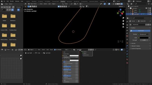 How to fake a spot light or god ray in Blender! смотреть онлайн