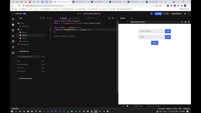 React useRef Hook and forwardRef смотреть онлайн