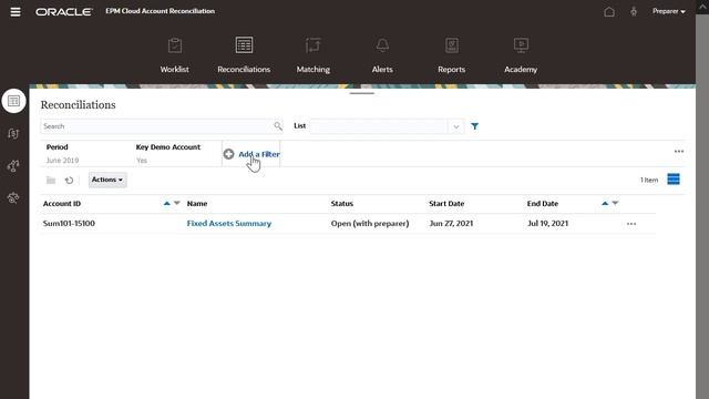 Getting Started with Account Reconciliation смотреть онлайн