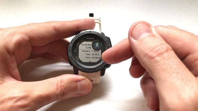 Garmin Instinct - Review Past / Saved Activities смотреть онлайн