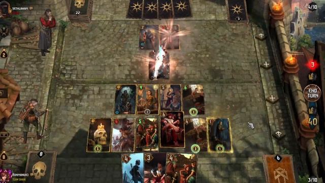Gwent | This Syndicate Deck shouldnt work but it does | Passiflora Tidecloaks Double Scenario 11.9 смотреть онлайн