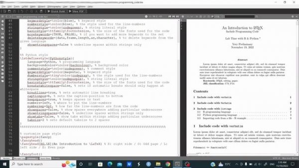 LaTeX: include programming language code in LaTeX document