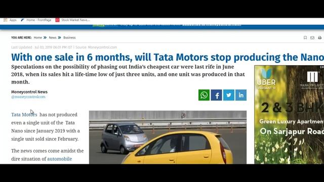 Tata Motors का शेयर कभी ऊपर आ पायेगा? जानिए क्या करे? | Tata Motors Stock News смотреть онлайн