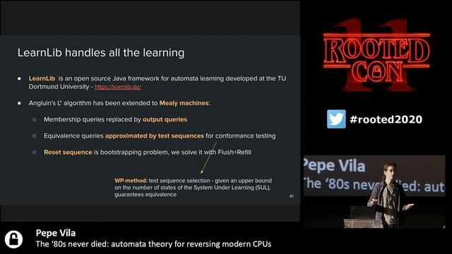 The '80s never died: automata theory for reversing modern CPUs - Pepe Vila [RootedCON2020-ES] смотреть онлайн