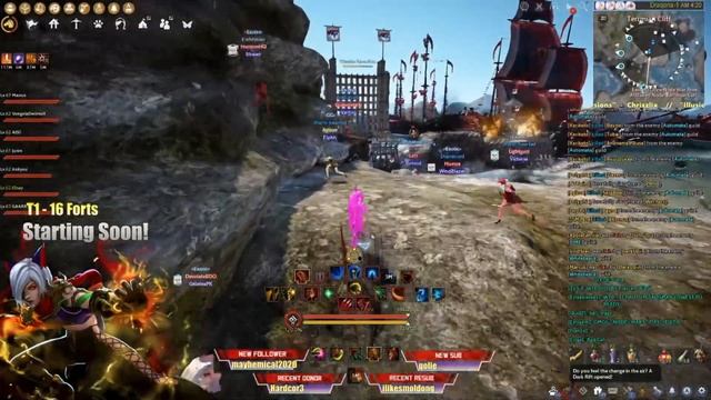 [BDO] Whitebears vs T1 GM Node War смотреть онлайн