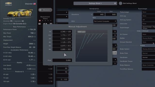 GT7 - The Best 800 PP Tune And Setup For The Chevy Corvette C7 Gr3