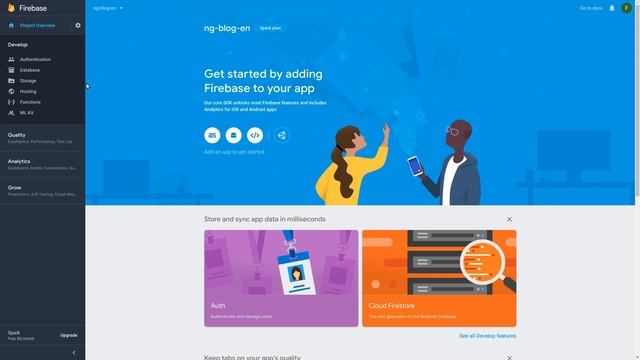 3.1 Up and Running with Angular/Ionic and Firebase - Getting started with Firebase смотреть онлайн