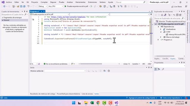Automatizando con C# - Convertir archivos de Excel xlsx a PDF смотреть онлайн