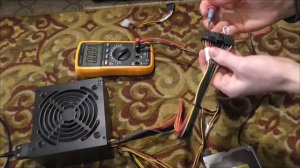 Проверка блока питания ATX-350PNR (Ремонт вентилятора). ATX-350PNR Power Supply Test (Fan Repair).