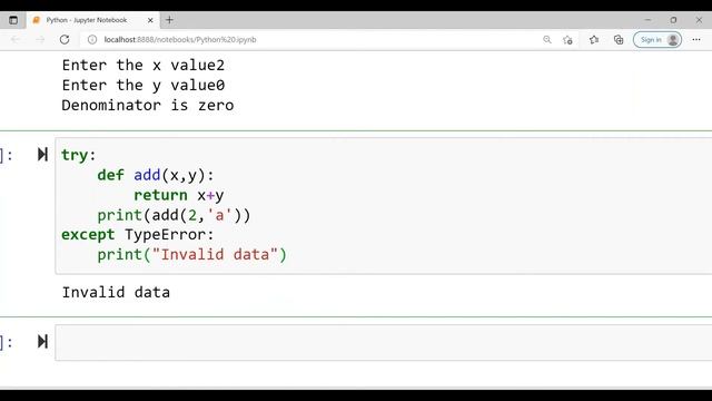 Python Fundamentals: Exceptions: try, except, handling multiple exceptions, use of else and finally смотреть онлайн